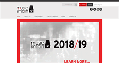 Desktop Screenshot of musiconmain.ca